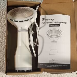 Groomer Hair Dryer Dogs & Cats Portable Quiet 2 in 1 Groom & Dry